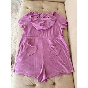 Yitty Luxurious Pink Terry Romper - 3X